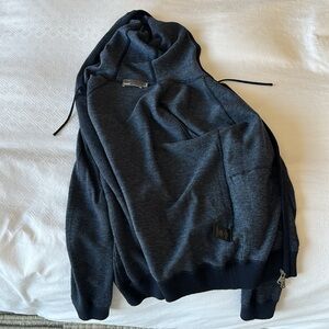 Vince Wool/Cashmere Hoodie - Navy